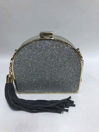 Silver handbag  BE-4776