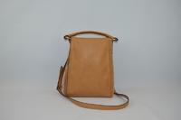 Light brown PU backpack BE-4572