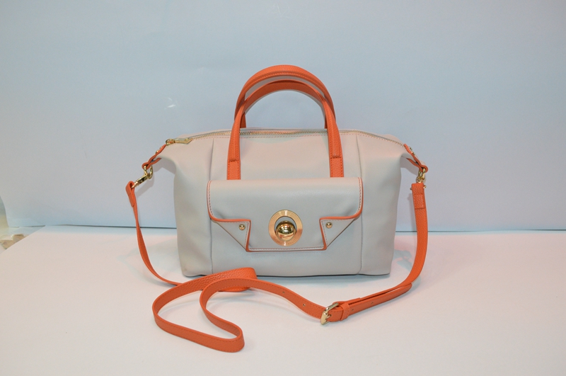 Apricot PU handbag 8818