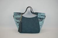 Deep bluish-green handbag BE-4579