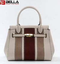 Ladies PU Leather Handbag with Printing Patterns 6015C