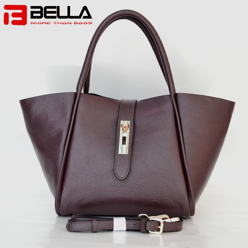 top grain leather handbag guangzhou china factory BE3803